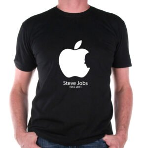 T-Shirt Steve Jobs 1955-2011 Noir