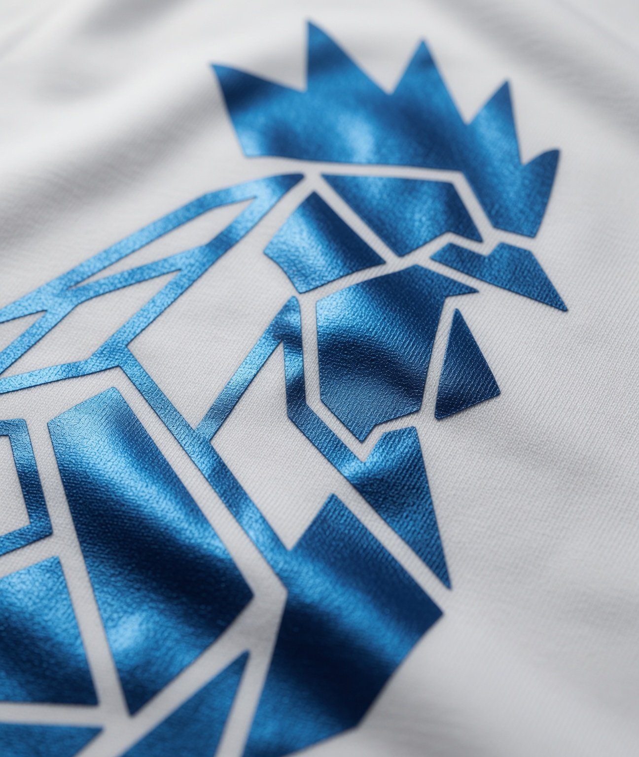 T-shirt Blanc France - Coq Bleu Métallisé - Série Limitée et Numérotée – Image 4